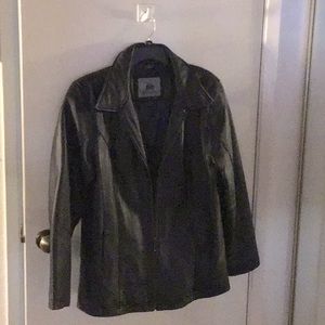 Burks Bay Black Leather Jacket